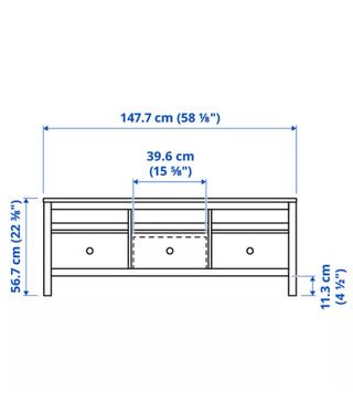 Mueble TV Ikea blanco