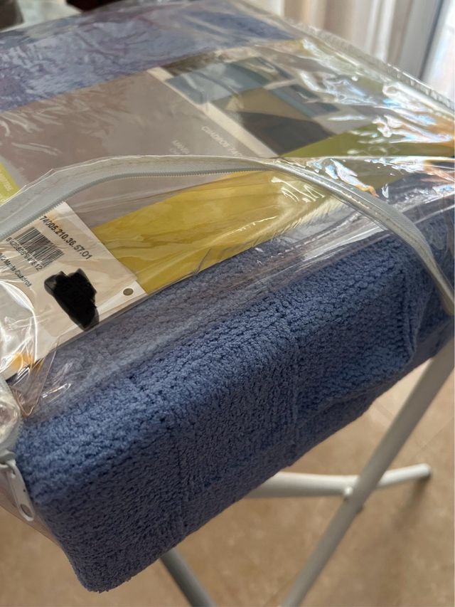 Manta Chenilla Azul - 170x240cm