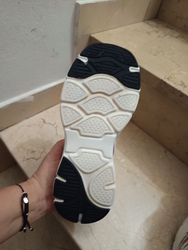 Zapatillas Kappa rojas y blancas nº39