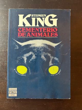 Cementerio de animales. Stephen King.