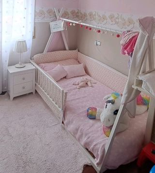 Cama Montessori tipi blanca