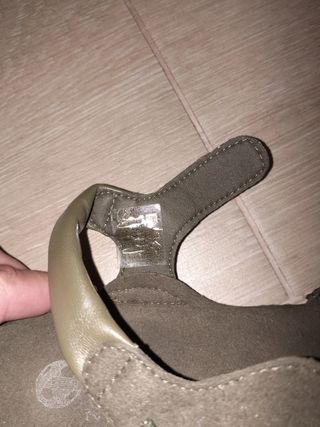 Sandalias mujer verde oliva