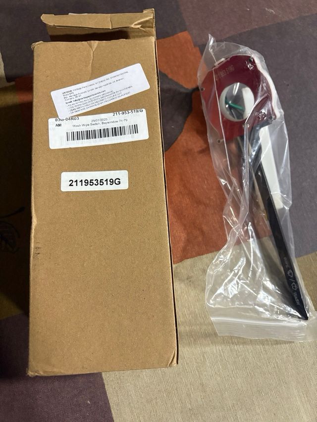 mando limpia parabrisas Volskwagen escarabajo