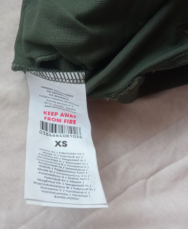 Novo sutiã desportivo