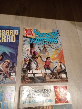 Lote 6 comics El Corsario de Hierro