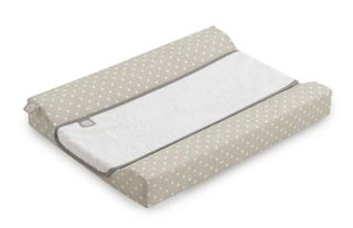 Colchoneta cambiador bebé beige topos- NUEVA