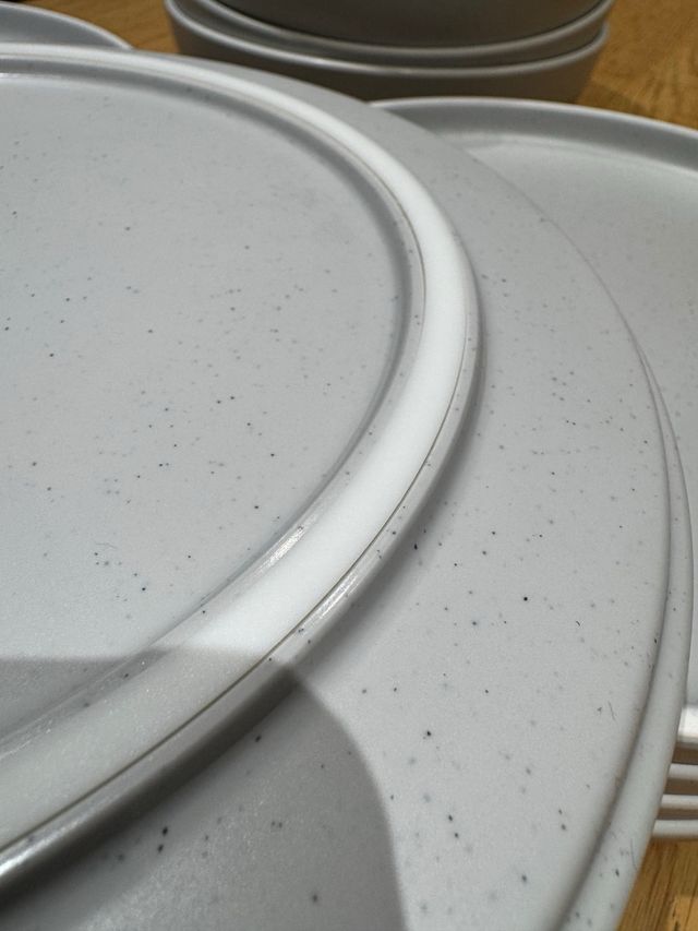 Juego de platos Brunner Dolomita en gris