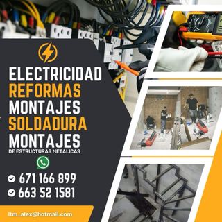 Electricidad Reformas Montajes estructura metálica