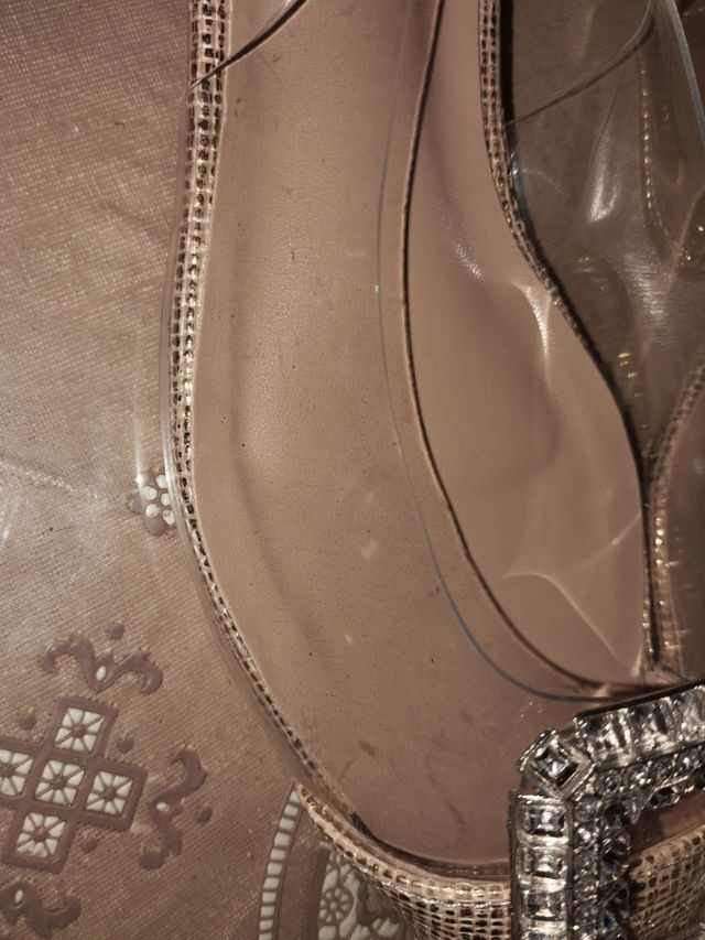 Zapatos dorados  Planos mujer talla 40  6 euros