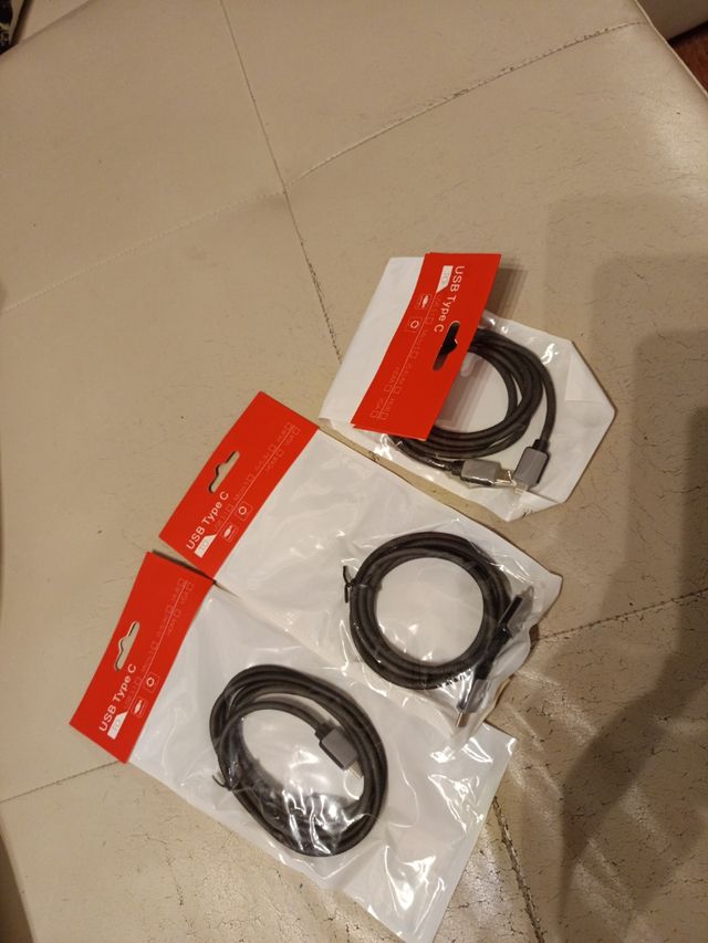 3 Cables USB-C a iPhone Apple