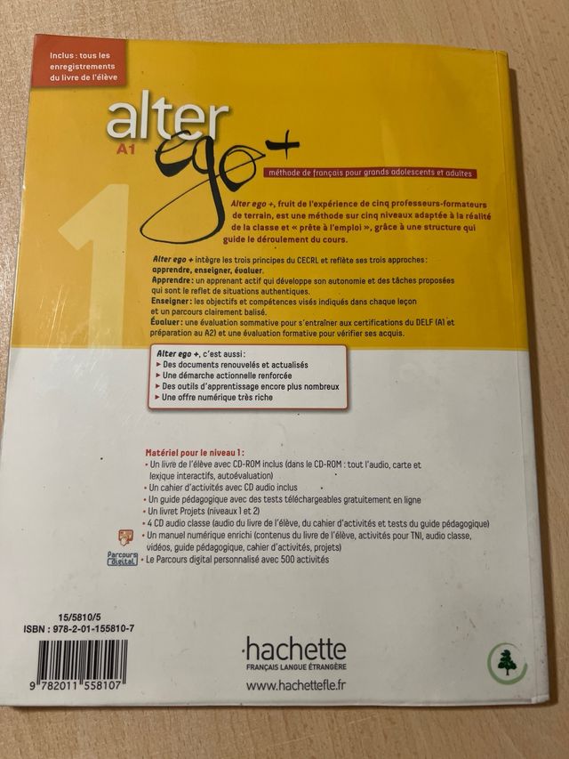 ALTER EGO + 1 Nivel A1