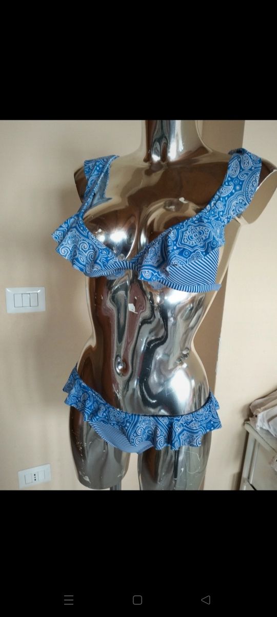 Bikini Calzedonia azzurro tg 2 