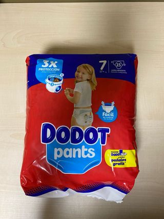Pañales Dodot Pants Talla 7
