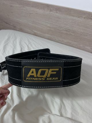 Cinturón Levantamiento Pesas AQF
