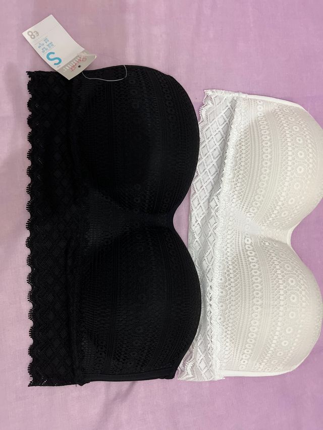 2 Sujetadores sin tirantes