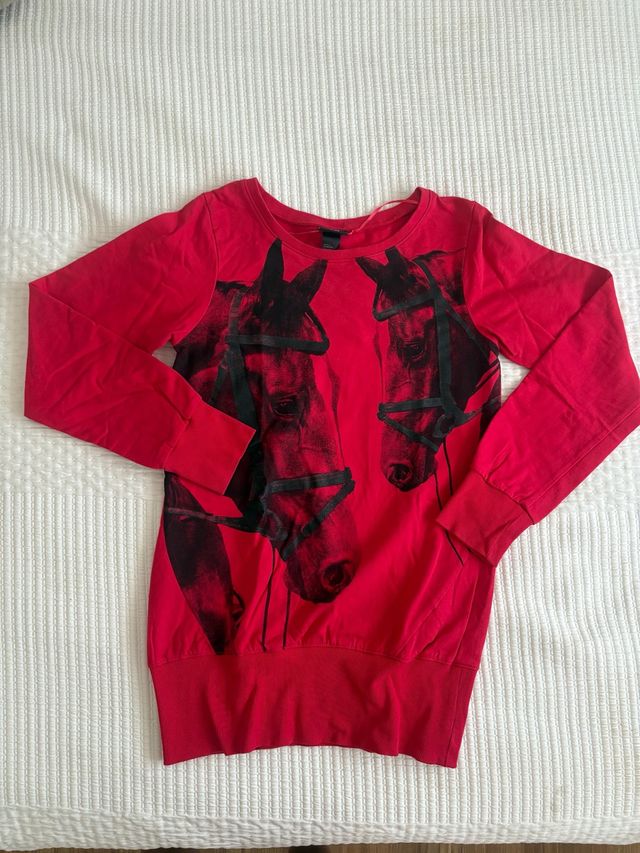 Sudadera roja niña H&M - 12 años