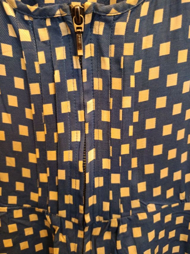 Vestido Zara azul - manga corta