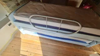 Letto a castello doppio azzurro