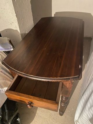 Mesa extensible de madera maciza
