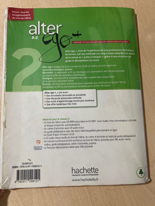 Alter EGO Plus Nivel A2 (Francés)