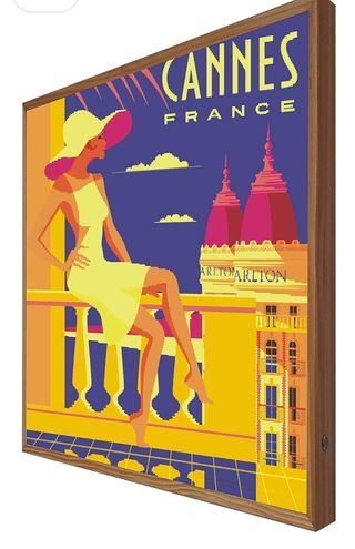 Cuadro Cannes Luminoso- Arte vintage
