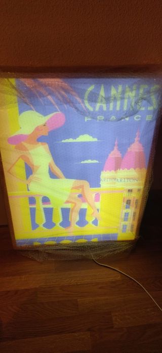 Cuadro Cannes Luminoso- Arte vintage