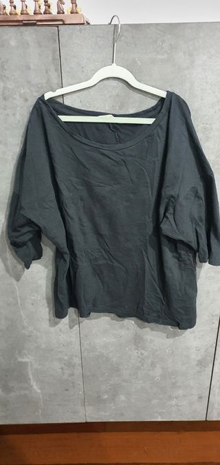 Camiseta negra inside M - oversize