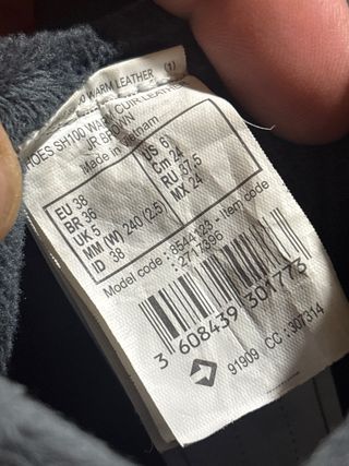 Botas montaña talla 38 usadas menos de 3 horas