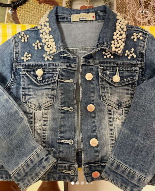 Cazadora vaquera Tokaroo niña talla 24/36 meses