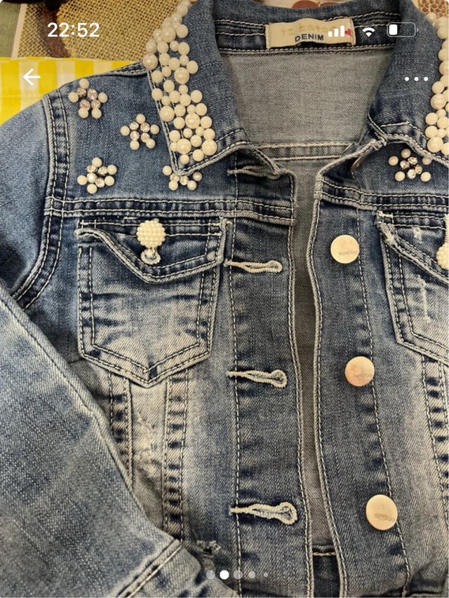 Cazadora vaquera Tokaroo niña talla 24/36 meses