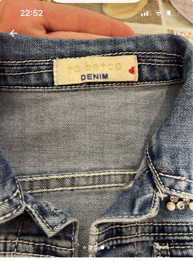 Cazadora vaquera Tokaroo niña talla 24/36 meses