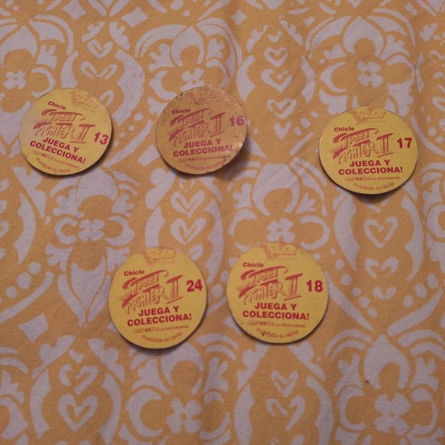 Tazos Street Fighter: 5 unidades