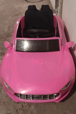 Coche eléctrico infantil rosa