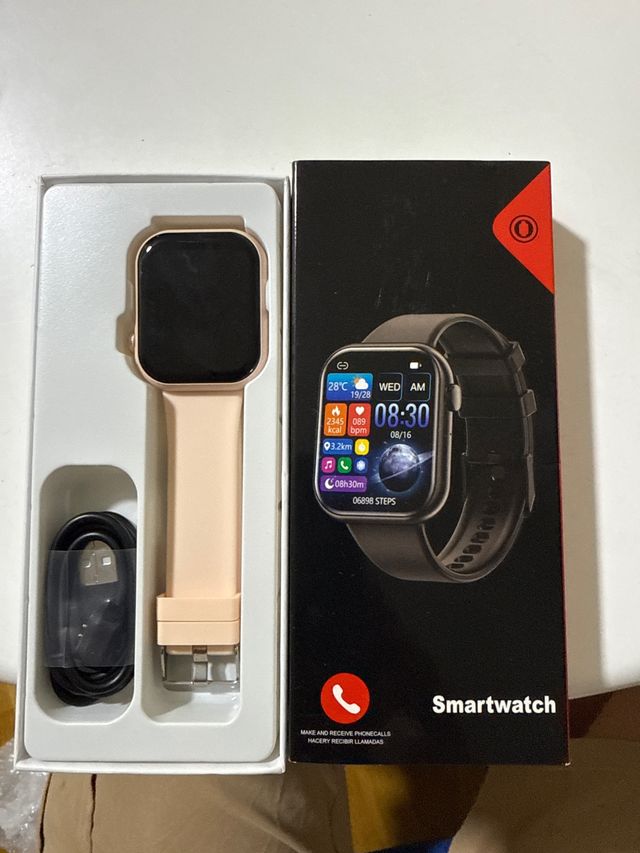 Smartwatch color rosa gold