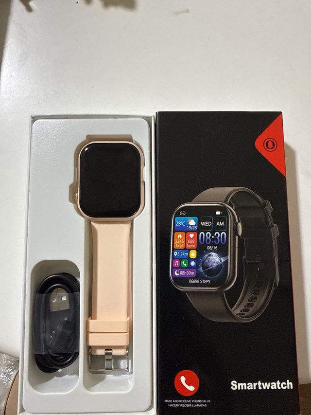 Smartwatch color rosa gold