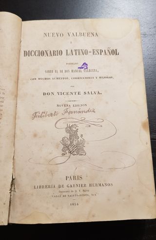 DICCIONARIO LATINO-ESPAÑOL 