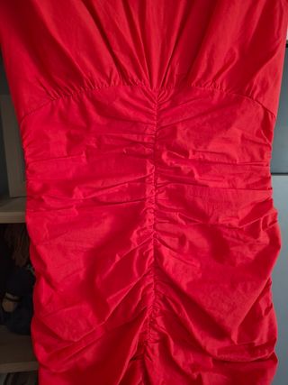 Vestido rojo Zara - Talla S