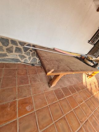 Mesa madera maciza 3m