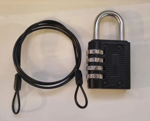 Candado cable antirrobo