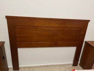 Cabecero madera marrón