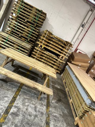 Mesas picnic madera - oferta