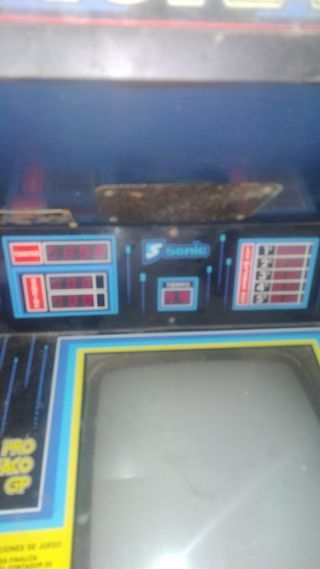 Máquina Arcade Pro Mónaco GP Sonic