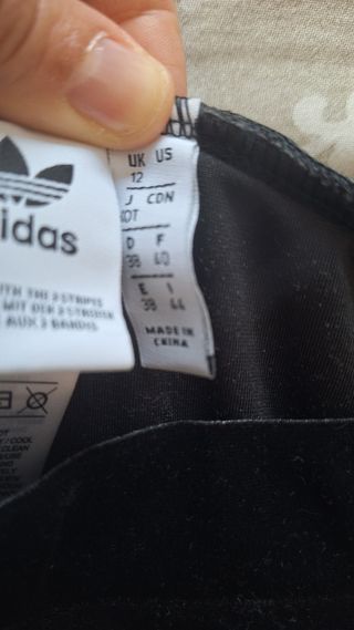 Mallas Adidas terciopelo negras