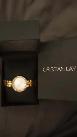 Reloj Cristian Lay dorado