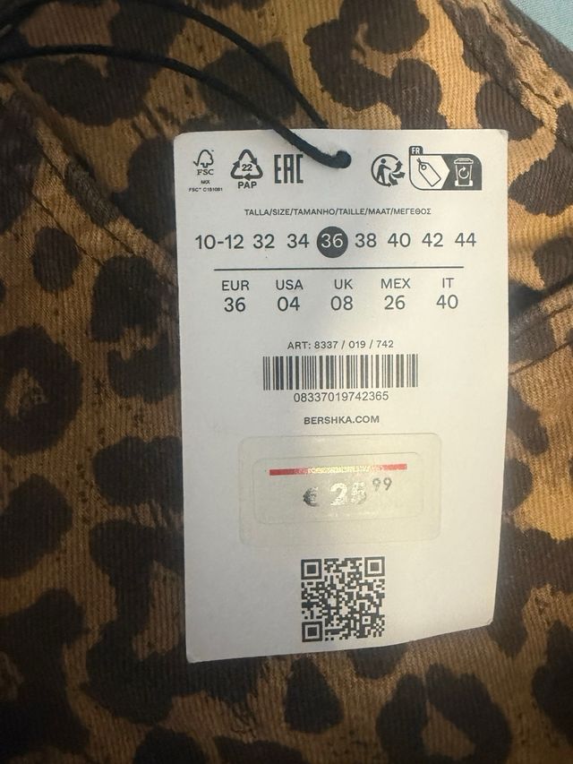 Shorts Leopardo Marrón