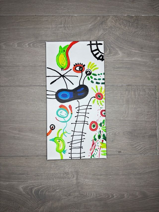 Tríptico Abstracto contemporáneo 