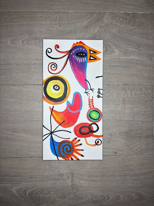 Tríptico Abstracto contemporáneo 