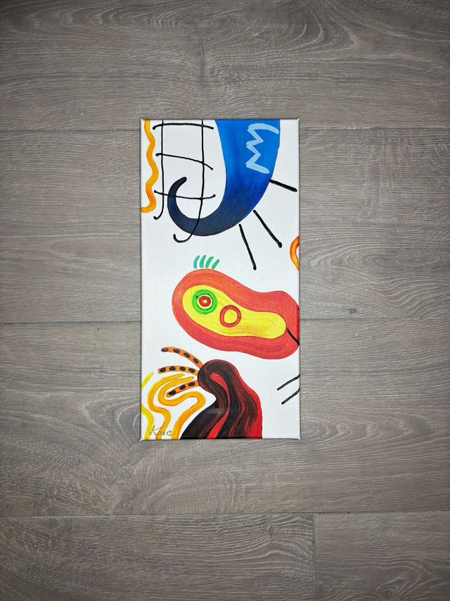 Tríptico Abstracto contemporáneo 