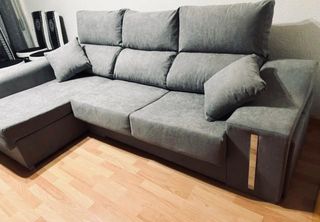 Sofás chaise longue gris