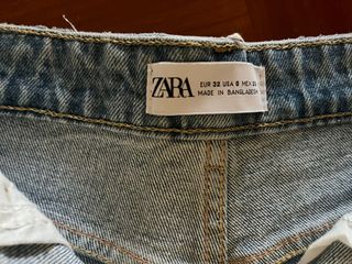 Shorts vaqueros mujer de Zara,